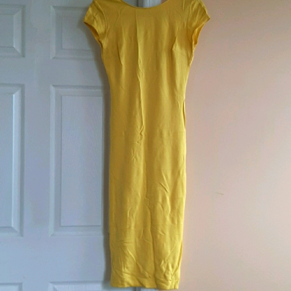 Zara midi bodycon dress